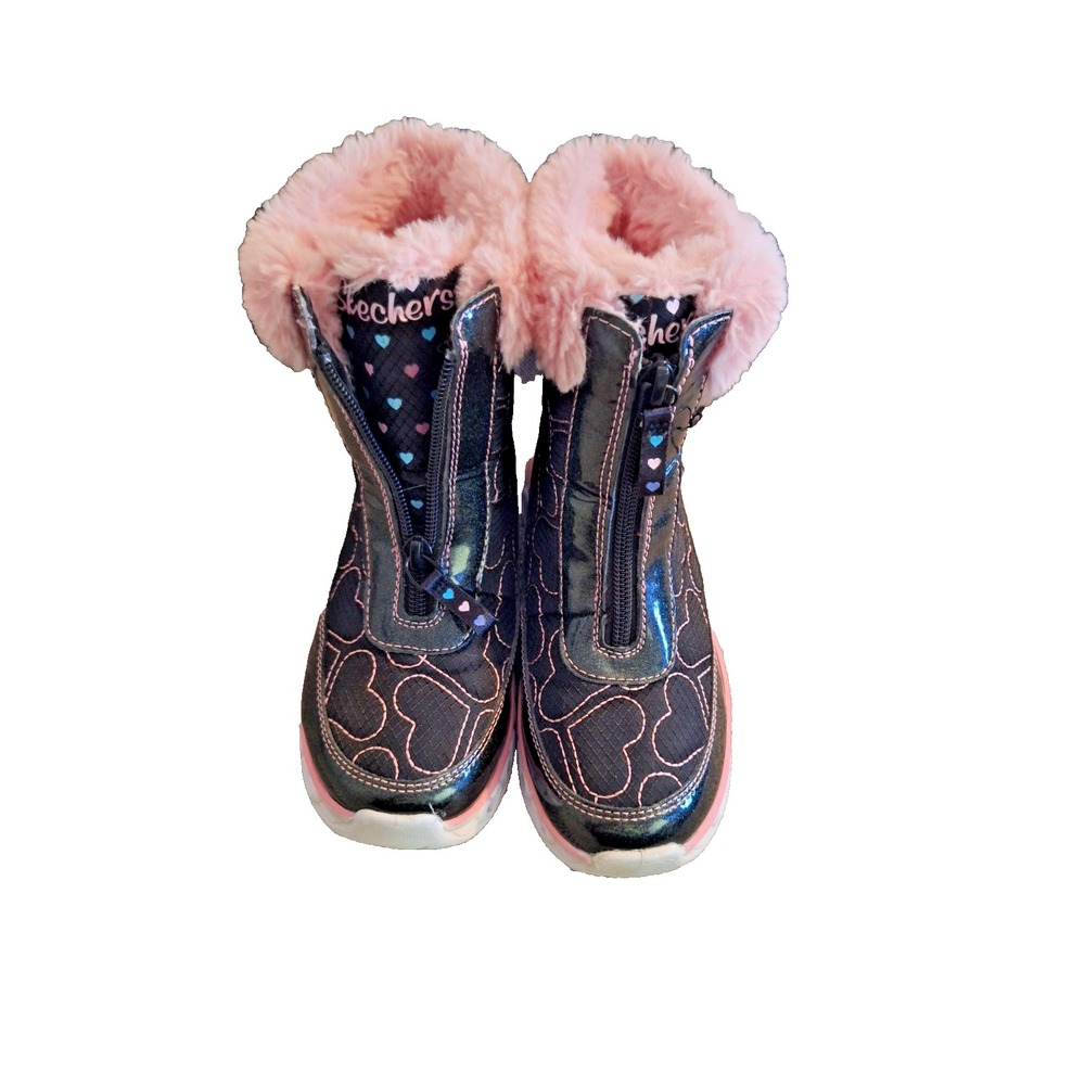 SKECHERS MULTI-COLOR LIGHT BOOTS SIZE 1